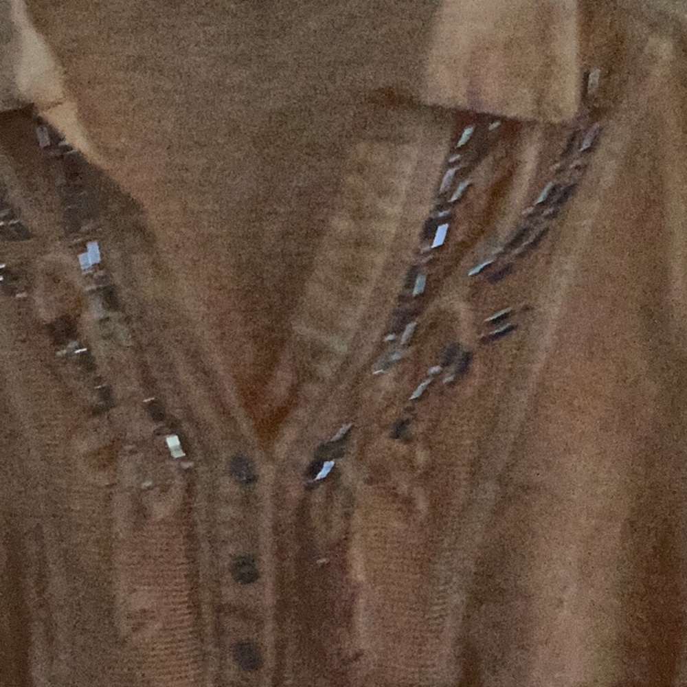 REBA collared top ! PEACH !